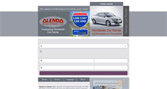 Desktop Screenshot of alendacarrental.com