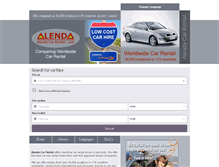Tablet Screenshot of alendacarrental.com